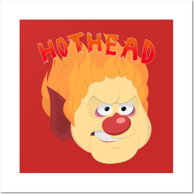 HOTHEAD- Heat Miser print Wall Art by Soullery